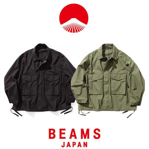 【现货】BEAMS M65余文乐同款日系军事风宽松四袋工装夹克外套潮