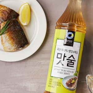 韩国清净园味作生姜青梅料酒肉生鲜去腥去味解膻调味品830ml