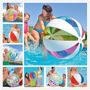 儿童水上充气玩具戏水球沙滩球益智球户外亲子运动球成人游泳球