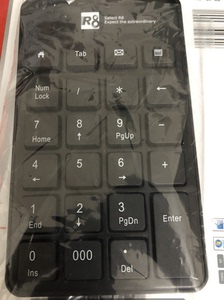 R8 1810 USB有线笔记本按键 迷你密码键盘超市财务会计数字小键盘