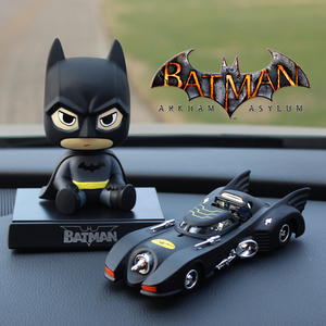 蝙蝠侠汽车摆件漫威创意可爱车载摇头公仔男女车内饰品