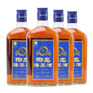 海南特椰岛海王酒 鹿龟酒500ml*2瓶/4瓶低度配制露酒养身酒包邮