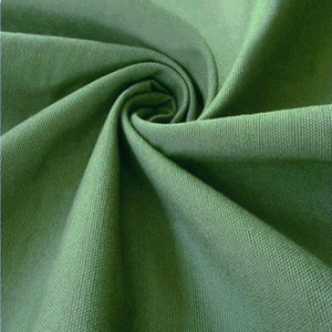 深军绿色加厚纯棉珠帆细帆布料服装面料外套裤子工装裤背景布桌布