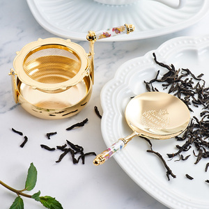 [可可屋]日本Minton明顿英伦贵族风茶漏镀金/银茶勺茶滤茶漏滤茶
