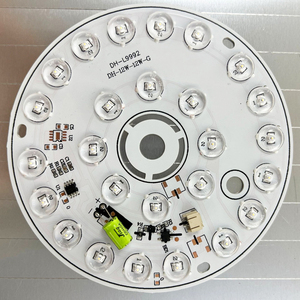 led改造灯板12W圆形吊灯灯芯双色透镜灯板圆板led免驱动透镜光源