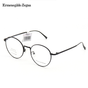 杰尼亚眼镜框男EZ5113D复古圆形Ermenegildo Zegna眼镜架女EZ5138