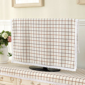 电视机罩布艺简约现代液晶防尘罩壁挂式台式55寸60寸电视盖布盖巾