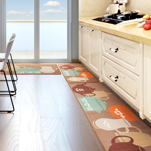 地垫厨房吸水吸油脚垫防滑耐脏好打理垫子家用防水北欧长条地毯