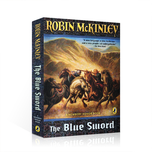 英文原版小说 The Blue Sword 蓝宝剑 纽伯瑞银奖中小学暑假英文阅读 Robin Mckinley 中10-14岁学生课外读物纯英语版