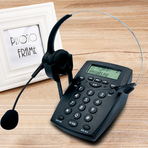领域10C话务盒 插耳机电话机耳麦自动接听客服专用销售员电销座机