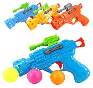 地摊玩具枪 弹力乒乓球枪 创意新奇宝宝儿童趣味玩具 玩具手枪