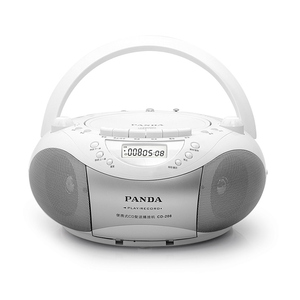 包邮熊猫CD-208复读机cd播放器磁带一体机英语教学家用学生录音机