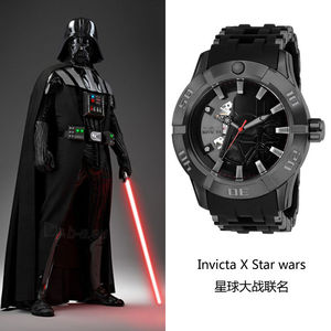 代购正品Invicta X Star wars 星球大战限量联名黑武士男机械手表