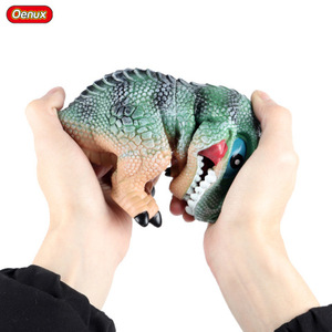 模型恐龙Q版带IC棘龙软胶玩具捏捏叫发声仿真牛龙翼龙恐龙霸王龙