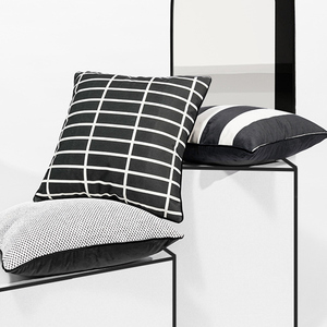 高档轻奢现代黑白系列板间沙发靠垫抱枕套北欧客厅家居软装靠枕