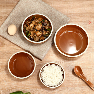 蒸饭碗钵仔碗蒸米饭专用碗家用陶瓷碗梅菜扣肉蒸菜碗老式粗土砂碗