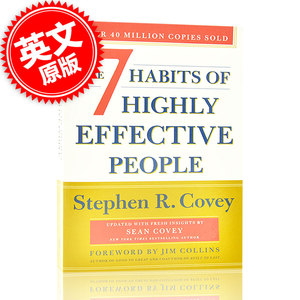 现货 高效能人士的七个习惯 30周年版 英文原版 The 7 Habits of Highly Effective People 肖恩·柯维 Sean Covey
