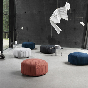 北欧创意设计师五角星沙发凳 ins艺术布艺坐墩客厅家用鞋凳墩子凳