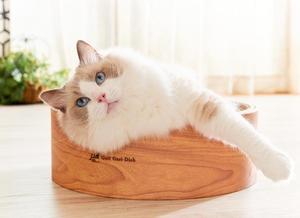 日本mju品牌出品可替换瓦楞纸圆形猫抓板猫窝猫床猫锅包邮