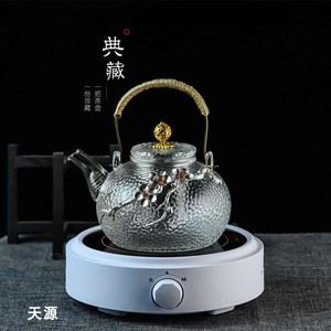 迷你电陶炉煮茶炉铁壶泡茶小电磁炉家用小型玻璃烧水壶煮茶器讯米