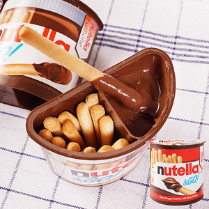 进口费列罗nutella能多益榛子巧克力酱手指饼干休闲小吃儿童零食