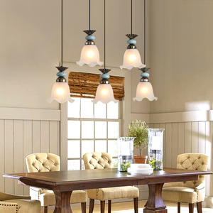餐厅灯吊灯现代简约饭厅家用欧式餐桌灯美式艺术创意个性吧台灯具