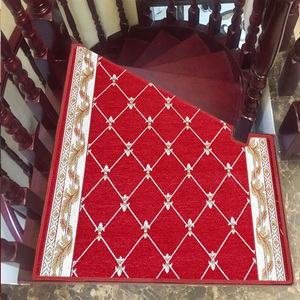 旋转楼梯平台楼梯垫定制菱形扇形梯形方形地毯异型防滑楼梯地毯