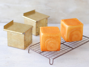 日本松永gold金色迷你吐司磅蛋糕不粘面包烘焙模具6cm7.5cm QC