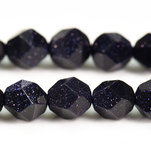 蓝砂石蓝沙石钻石切面星形多边形菱形串珠 DIY材料手工饰品配件