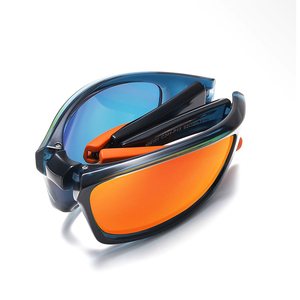 新款运动折叠太阳镜超轻TR炫彩防风便携骑行偏光太阳镜运动墨镜