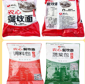 农心餐饮面带料包 火锅面 辛拉面部队锅餐厅专用50包*100g香菇