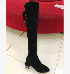 特惠商场同款诺贝达roberta女鞋冬季长靴靴子过膝靴时尚RA08030