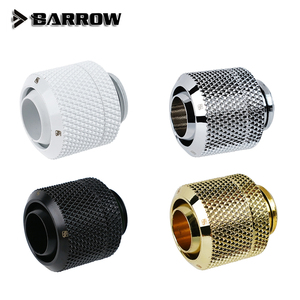 Barrow G1/4" 黑/亮银 三分(3/8")3薄管用手拧接头 THKN-3/8 B03