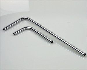 14MM不锈钢电镀硬管 90度金属管 银色 水冷金属L型弯管