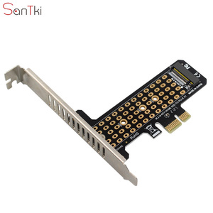 硬盘卡M.2NVME SSD转PCIeX1转接扩展卡扩容支持PCIe4.0 全高半高