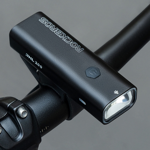 洛克兄弟自行车灯手电筒强光山地车前灯夜骑防水USB充电配件