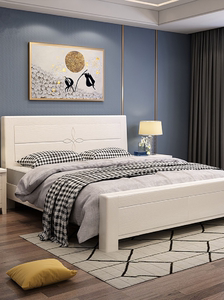 南宁15米现代简约小户型家具框架橡木卧室气压高箱床18米双人床