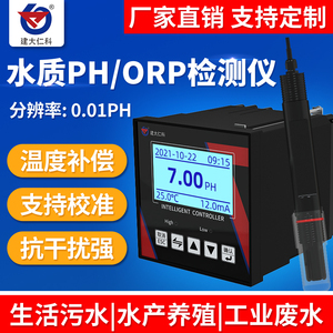 水质PH传感器工业污水在线监测高精度电极探头酸碱度计ORP检测仪