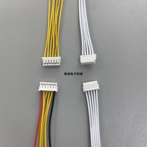 ZH1.5MM端子线5p6p电子线开关电源连接线信号接插件硅胶线 2p-14p