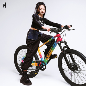 小探险家儿童自行车6-15岁男孩女孩专属单车镁合金车架变速山地车