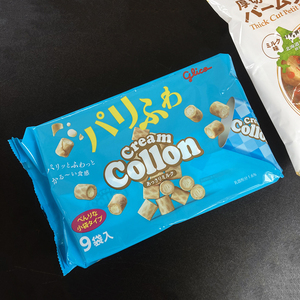 日本进口Glico格力高collon奶油夹心饼干巧克力蛋卷注心休闲零食