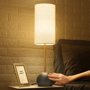 北欧设计酒店样板间美式简约台灯卧室床头灯客厅创意温馨个性桌灯