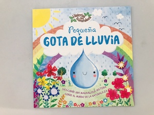 小雨点的故事！Gotta de llvvia 西班牙语大自然的故事 儿童图书