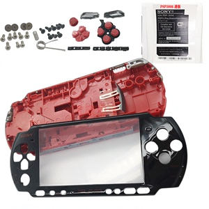PSP3000战神主机机壳PSP3000外壳 限定版主机外壳 战神红黑机壳
