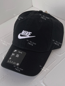 正品Nike帽子耐克男女鸭舌帽软顶可调节运动棒球帽#913011#FB5368