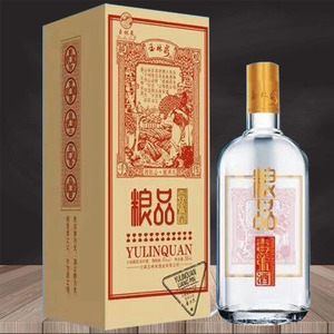 云南特产酒玉林泉酒粮品壹号酒红粮47度 清香型500ml纯粮酒高粱酒