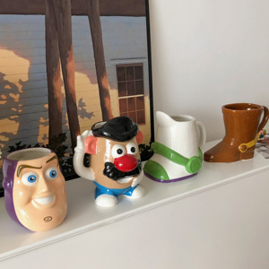 玩具总动员马克杯创意陶瓷卡通杯大容量杯牛奶咖啡杯家用情侣水杯