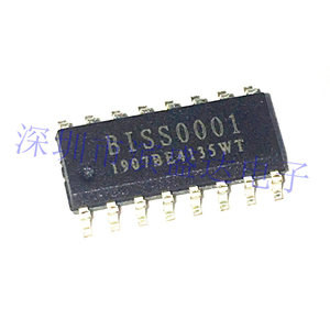全新台产 BISS0001 贴片SOP16 雷达红外人体感应报警器IC芯片
