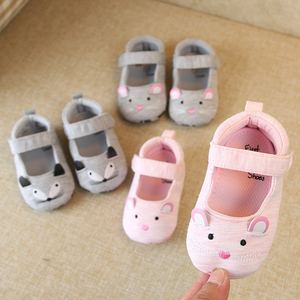 婴儿鞋子春秋软底0一1岁宝宝学步鞋女男春季七9十5个月不掉春秋款