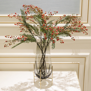 欧式仿真植物假花假植物绿植室内外装饰花瓶插花艺仿真花草摆设件